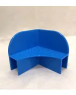 Aufsatzecke für Palettenrahmen - blau - 95x95x90 mm