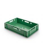 Fleischkiste E1 - 600x400x125 mm - Grün