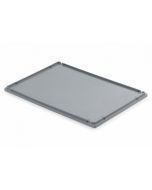 Deckel für Kunststoffbox Typ E - 600x400 mm - Grau
