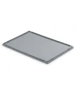 Deckel für Kunststoffbox Typ E - 600x400 mm - Grau
