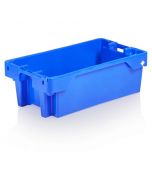 Angelkasten C stapelbar 800x400x225 mm 40L/25kg - blau