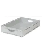 Kunststoffbox verwendet - 605x405x111 mm - grau