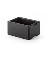 Thermobox EPP mit Deckel 370x270x167 mm - schwarz