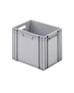 Kunststoffbox R - 400x300x322 mm mit Haube - grau