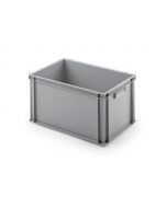 Kunststoffbox UNISTA 600x400x320mm m/Loch - hellgrau