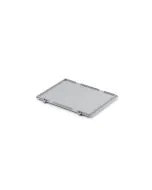Deckel UNISTA 400x300x10 mm - mit Schließmechanismus - grau