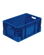 Kunststoffbox S - 600x400x270 mm mit Loch - Blau