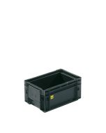 Kunststoffbox KLT ESD - 300x200x147 mm - schwarz