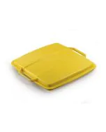 Deckel für Kunststoffbehälter 90L 385x395 mm - gelb