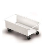 Trolley für Single 60 L - Weiß - mit 4 Schwenkrädern