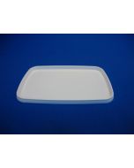 Kunststoffdeckel 2530 - Weiß - 192x129 mm