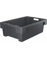 Kunststoffbox stapelbar 600x400x200 mm - Grau