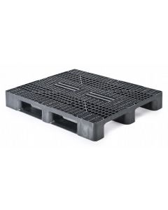 Kunststoffpalette Typ 1210HR3R - mit 3 Kernen - ohne Kanten