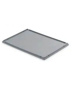 Deckel für Kunststoffbox Typ E - 600x400 mm - Grau