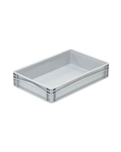 Kunststoffbox Basicline 600x400x120 mm - Grau