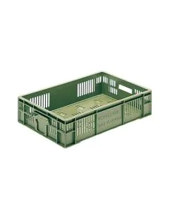 Kunststoffbox Obst & Gemüse 600x400x140 mm perf - grün