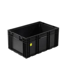 Kunststoffbox KLT ESD - 600x400x280 mm - schwarz