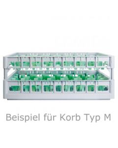 Geschirrkorb 600x400 mm - 200 mm - 40 Gläser