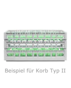 Geschirrkorb 600x400 mm - 215 mm - 15 Gläser