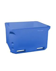 Isolierte Wanne 600 L - blau - PE