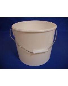 Kunststoffeimer 465 - 12 L. mit Metallgriff - Weiß