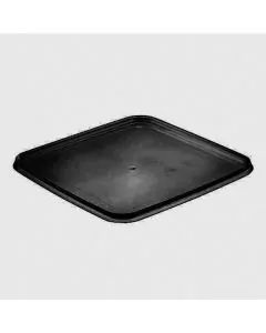 Kunststoffdeckel TPS192-D - Schwarz - 192x192mm
