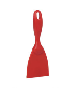 Kunststoff-Handschaber 75 mm - Rot