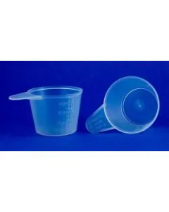 Messbecher mit Henkel - 100 ml - Natur