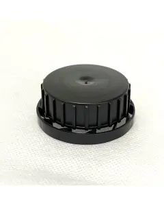 Kapsel - Ø40 mm - Kegel/Verschlussring/gerillt - schwarz
