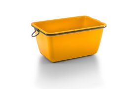 Mauerwerkstrog C - mit Rahmen - FMK200 - gelb