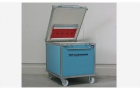 Wärmeschrank 170 L auf Rädern - 800x600x680 mm - blau