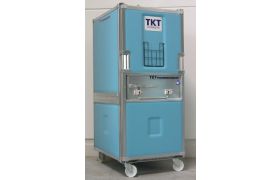 Wärmeschrank 730 L auf Rädern - 955x735x1800 mm - blau