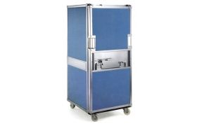Wärmeschrank 820 L auf Rädern - 985x735x1840 mm - blau
