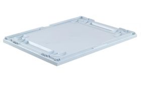 Deckel für Kunststoffbox S - 800x600 mm - lose - grau