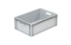 Kunststoffbox Basicline 600x400x220 mm - Grau