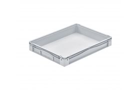 Kunststoffbox BasicPlus 800x600x120 mm - grau