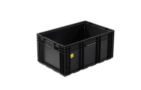 Kunststoffbox KLT ESD - 600x400x280 mm - schwarz