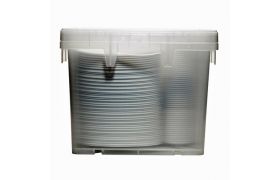 Transparente Schachtel 400x400x315 mm