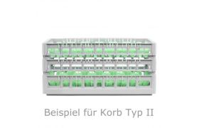 Geschirrkorb 600x400 mm - 215 mm - 15 Gläser
