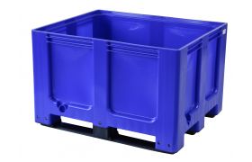 Geschlossene Wanne Europlast CTR mit 3 Trägern - blau