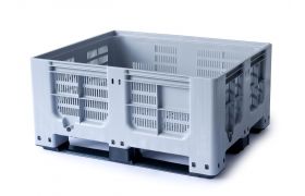 Wanne perf. Europlast CTS mit 3 Trägern - grau