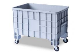 Wanne Europlast CTF geschlossen mit 4 Beinen + 4 Rädern