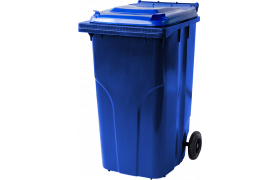 Europlast 2-Rad Abfallbehälter 240L blau