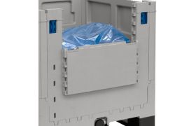 Seitenwand mit Tür und Verriegelungsklammern - CL285