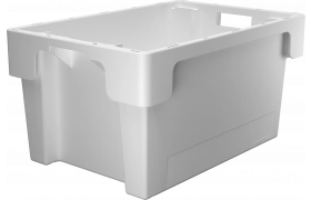 Kunststoffbox stapelbar 600x400x300 mm - Weiß