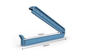 Sackklemme 130/110 mm - blau