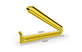 Sackklemme 178/150 mm - gelb