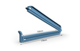 Sackklemme 178/150 mm - blau