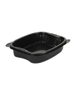 Bistro Warm PP 700 ml tray, rectangular - black