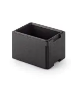 Thermal box EPP w/lid 370x270x247 mm - black